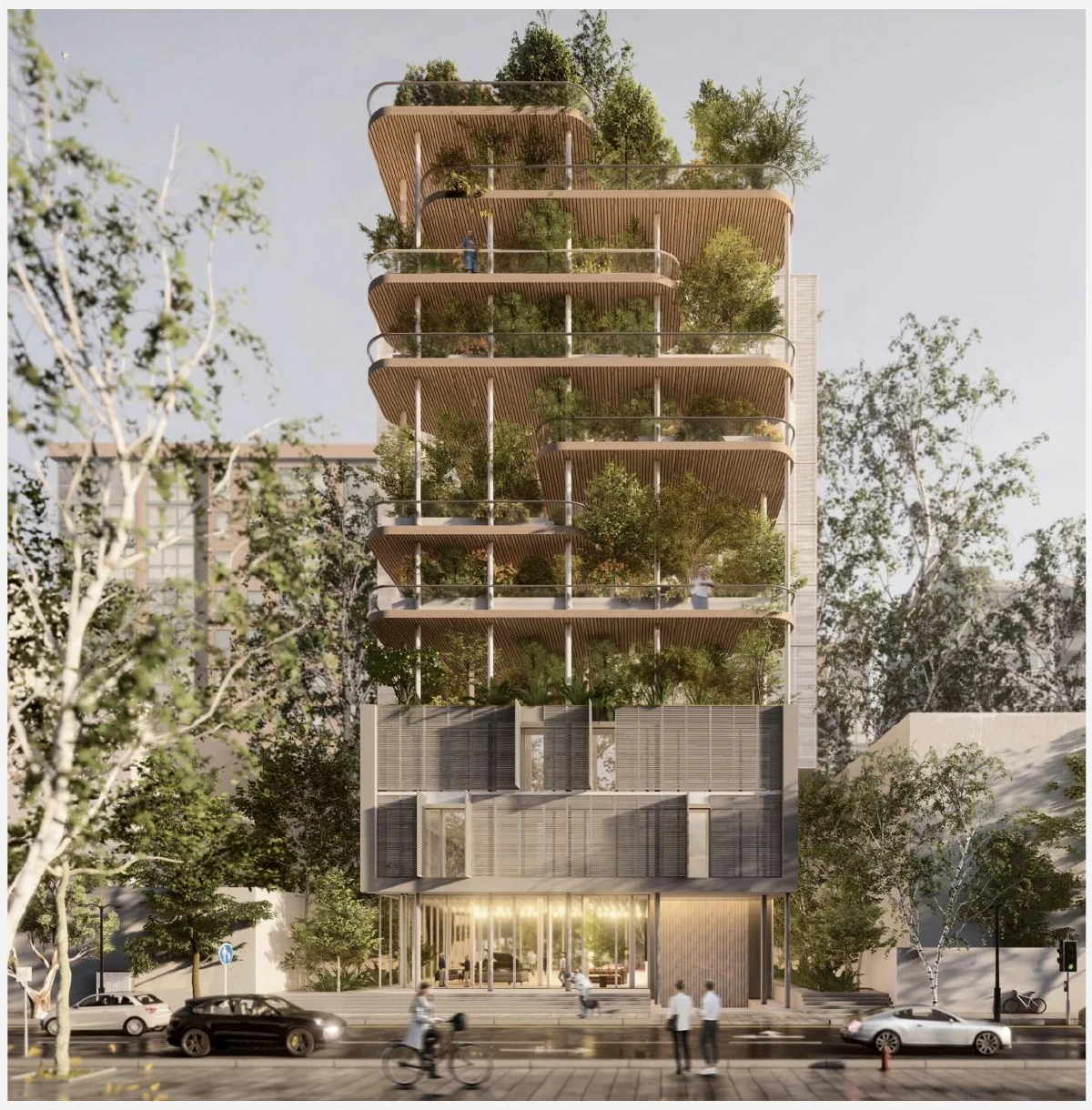 Vertical Garden Residence project visualization